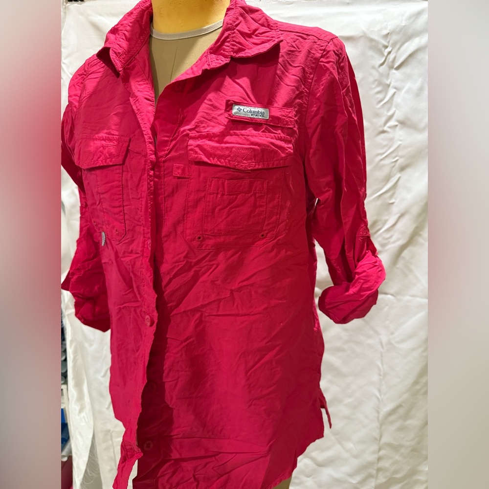 Columbia PFG windbreaker long sleeve shirt